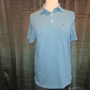 VINEYARD VINES Light Blue Polo Shirt